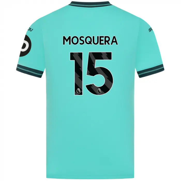 Wolverhampton Wanderers Kits Shop | 2025-26 Wolves Pro Away Shirt – Adult MOSQUERA 15 Wolves Jerseys and Gear